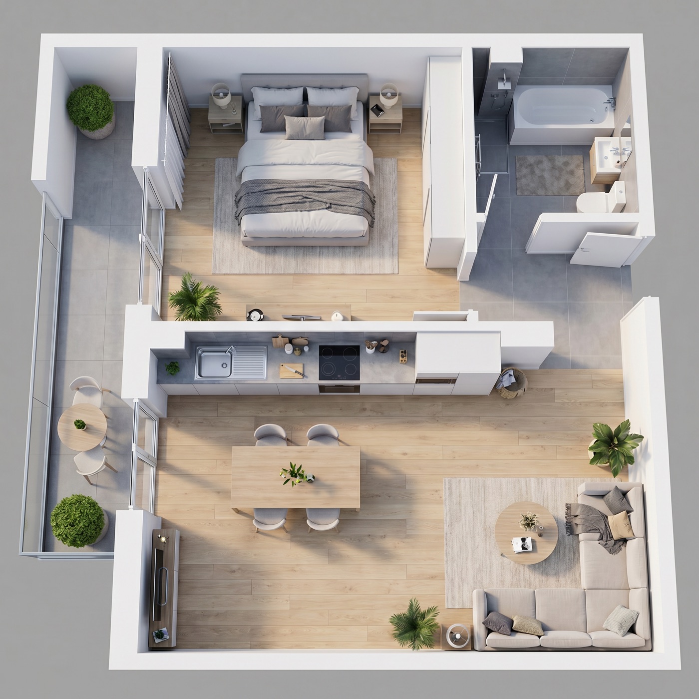 Plan apartament — MTZ Nord Residence, Ap. 35