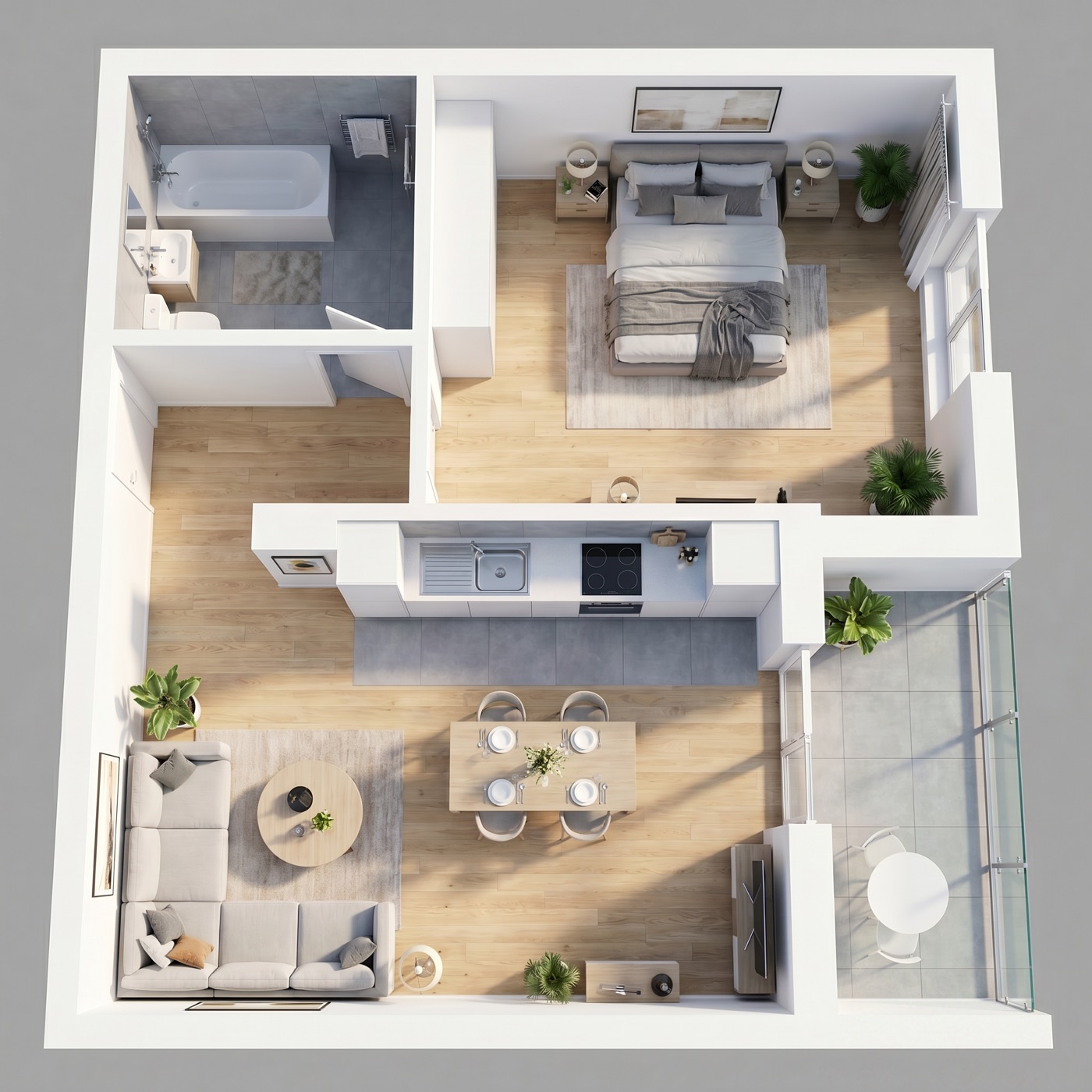 Plan apartament — MTZ Nord Residence, Ap. 28