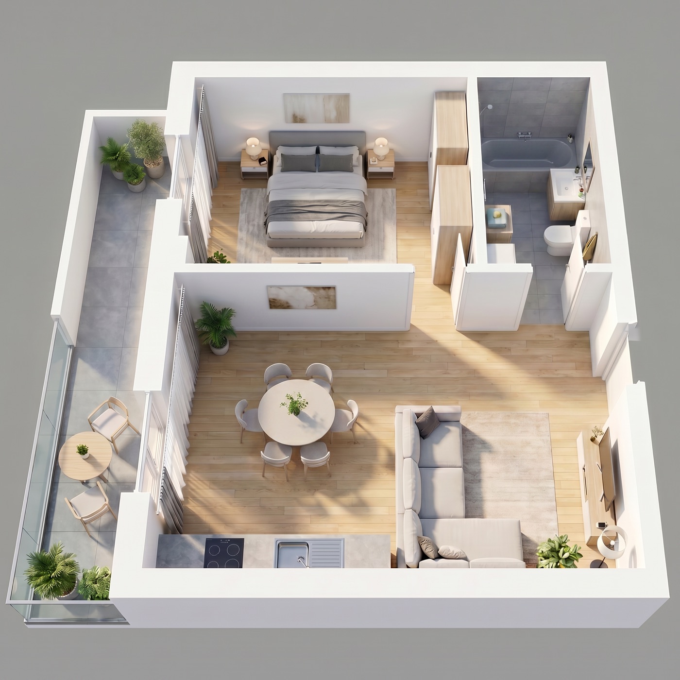 Plan apartament — MTZ Nord Residence, Ap. 45