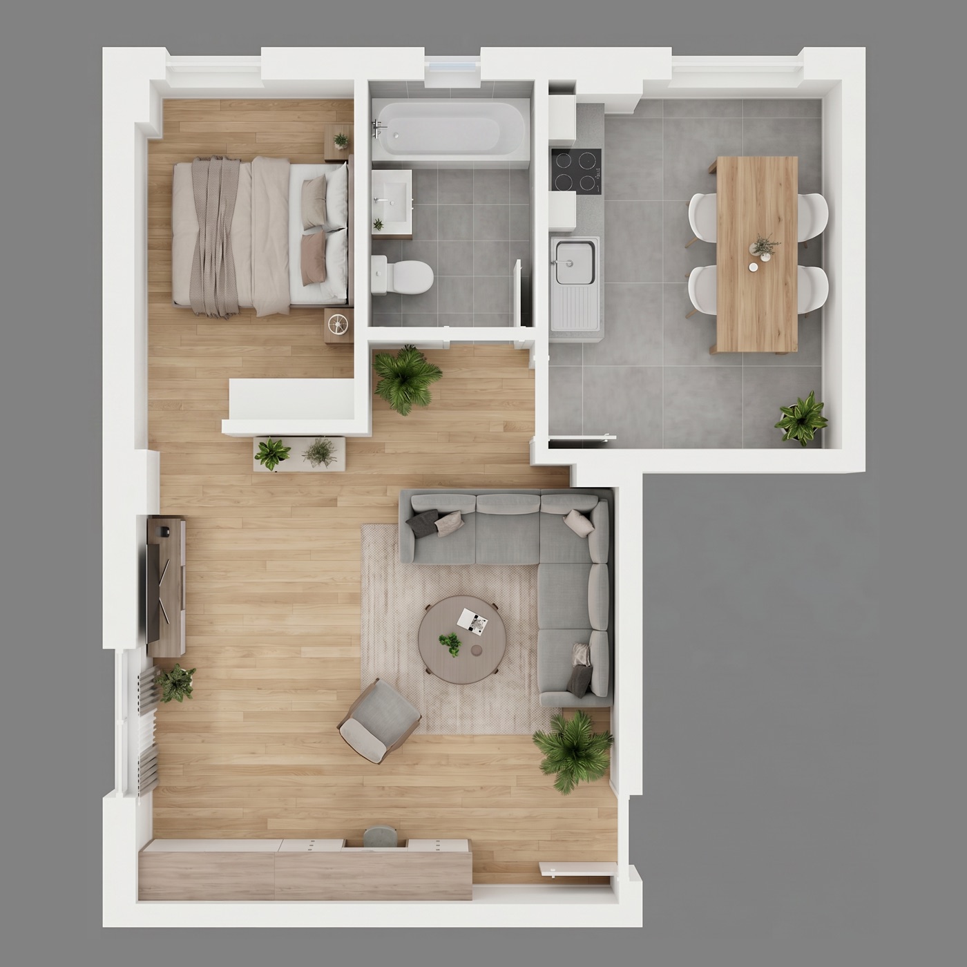 Plan apartament — MTZ Nord Residence, Ap. 1