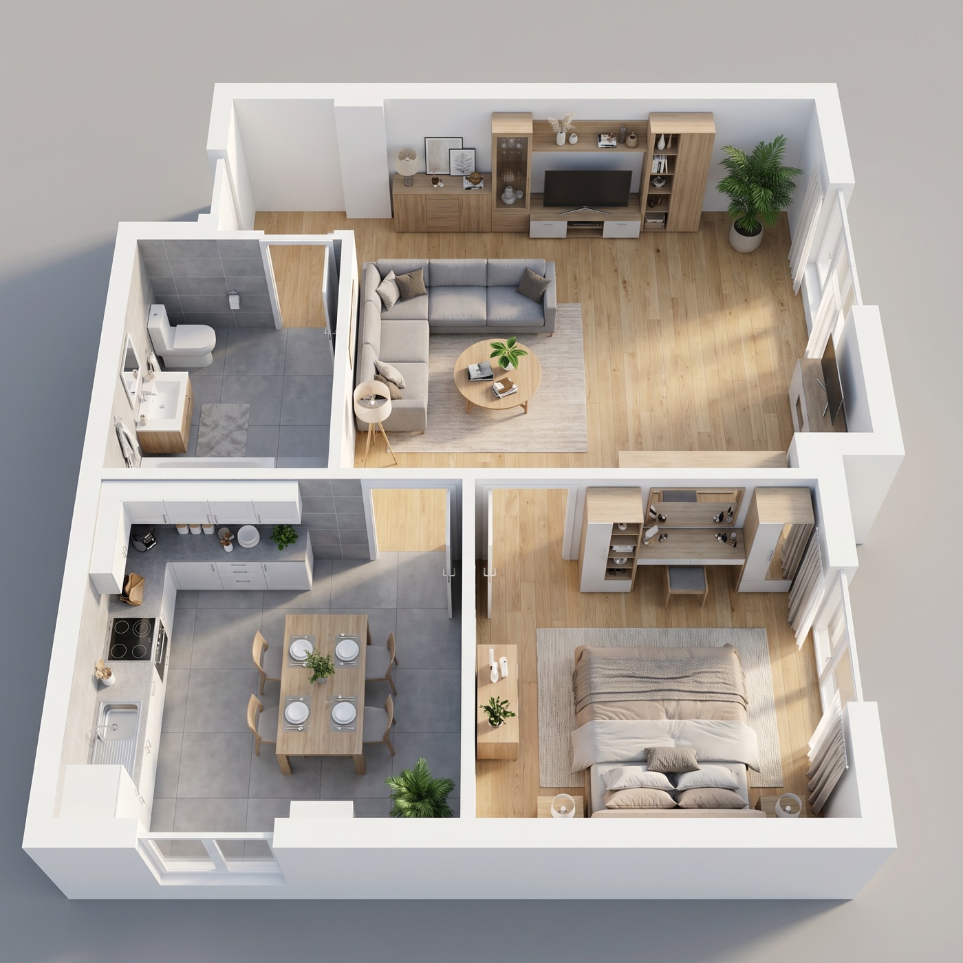 Plan apartament — MTZ Nord Residence, Ap. 8
